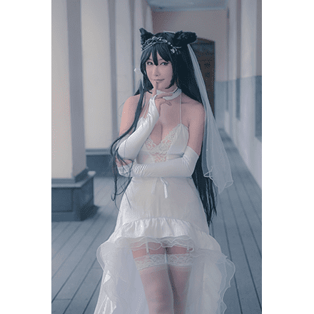 Moon TW Cosplay Azur Lane ATAGO Wedding dress of vows (10P) - Otaku beautiful Girl Photo Gallery Store